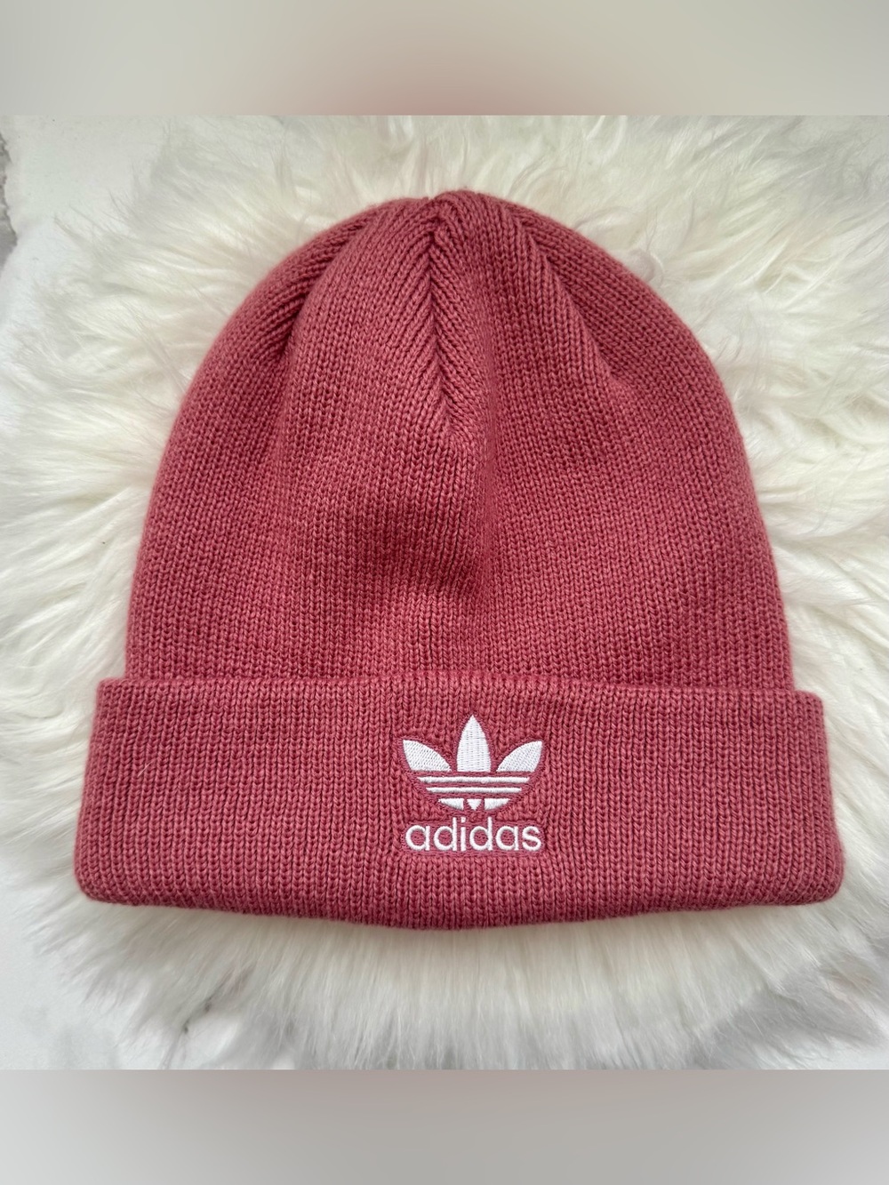 adidas Pink Knit Beanie